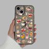 Adecuado para Apple 15Pro Honor 80Pro Funda para teléfono móvil Redmi K60 Apple 13/14/15 Lindo Crayón Shin-Chan