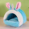 Nido de Hámster Navideño de Año Nuevo Invierno Nido de Algodón Cálido Engrosado Bolsa de Miel Nido de Conejo Erizo Ardilla Totoro Suministros