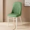 Silla de Comedor Nórdica para Uso Doméstico, Silla de Mesa de Comedor de Lujo Ligero, Taburete de Hierro para Hotel Restaurante, Silla de Asiento Prolongado con Respaldo, Silla de Mahjong