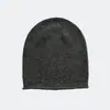 Seleccionado 100% Lana Australiana Aguja Fina Color Puro Sin Costuras Gorro de Lana para Mujer, Universal Otoño e Invierno Tejido Frío Gorro de Pelo