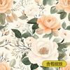 Papel tapiz autoadhesivo planta flor decoración de pared de fondo de TV pegatinas de pared de flores de alto sentido mural francés europeo