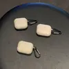 Estojo para fone de ouvido Apple AirPods Estojo para fone de ouvido com textura de couro AirPods4 Estojo para fone de ouvido de couro texturizado para negócios pro2