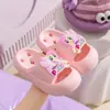 Zapatillas Infantiles de Nuevo Estilo para Niñas, Antideslizantes, Resistentes al Agua, Pantuflas de Baño, Pantuflas de Casa para Interior, Verano