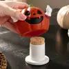 Frasco de Almacenamiento de Palillos y Bastoncillos de Algodón de Calabaza Maligna de Doble Propósito, Portapalillos de Alto Valor para Mesa de Comedor en Casa, Artículo Decorativo de Caja de Bastoncillos de Algodón de Dibujos Animados