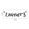 Comercio exterior Lema en inglés Lavandería Lavandería Baño Decoración del hogar Pegatinas de pared autoadhesivas Venta al por mayor transfronteriza