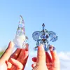 Artesanías de Cristal Animal Navideño Muñeco de Nieve Anciano Triángulo Vaca Gran Dinosaurio Nariz Elefante Escritorio Entrada Adornos de Cristal