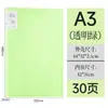 Bolsa de Armazenamento de Provas A3 Bolsa com Inserções Multicamadas Pasta Transparente Pasta de Documentos Personalizada Transfronteiriça Bolsa Personalizada para Pôsteres A3