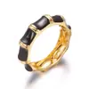 Pulsera Trendy de Patrón de Ola Irregular, Brazalete Liso Abierto, Suministro de Joyería de Gama Alta de Nicho para Comercio Exterior