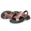 Zapatos Casuales de Piel para Hombre con Cordones Anchos Sencillos, Nuevas Llegadas de Verano, Disponibles en Dos Colores, Zapatos de Playa con Suela Gruesa