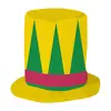 Nuevos suministros para fiestas de Carnaval transfronterizos: Camisetas, disfraces, accesorios, sombreros de Carnaval brasileño, sombreros de copa de poliéster hechos a medida