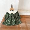 Vestido de Algodón Puro con Estampado Estilo Coreano para Niña, Primavera y Otoño, para Niños Pequeños y Medianos, Falda Suave y Versátil