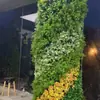 Pared Verde de Plantas Tridimensional, Paisajismo con Flores Artificiales, Pared de Fondo Artificial, Combinación de Paisaje, Decoración de Interiores, Pared de Plantas Simulada