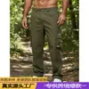 Venta al por mayor de pantalones cargo deportivos para hombre de primavera y otoño, pantalones largos casuales con bolsillos, pantalones de pierna recta modernos y cómodos para plataformas de comercio electrónico independientes