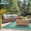 Equipamento de Camping Personalizado Tapete para RV Grama PP Grama de Ráfia Tecida Anti-Envelhecimento à Prova de Umidade Tapete Externo para Uso em Pátio Gramado