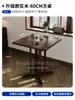 Café Retrô Americano Mesa e Cadeira de Madeira Maciça Combinação Padaria Sobremesa Loja de Chá com Leite Mesa Restaurante Ocidental Comercial Mesa Quadrada