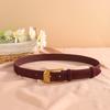 Cinto Larga de Couro Fosco Anti-Veludo Feminino Versátil Decorativo Para Terno Casaco Jaqueta Cinto Vintage de Couro de Vaca Feminino Atacado