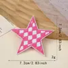 Pegatinas de Tela Bordadas Pegatinas de Tela Bordadas de Estrella de Cinco Puntas Pegatinas Termoadhesivas para Ropa Parches Bordados para Zapatos y Sombreros Accesorios para Ropa