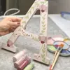 Letras Decorativas de Pared 12 pulgadas Letras de Madera Grandes E Letras en Blanco sin Terminar Letras de Madera DIY Hogar Fiesta