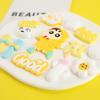 Capa de chuva fofa de desenho animado pequena nova PVC borracha macia acessórios chinelos DIY copo térmico capa de celular itens essenciais diários patch decorativo
