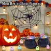 Creativo luminoso transfronterizo fantasma partículas lindas decoración DIY accesorios colgantes mini micro paisajismo pequeños adornos de Halloween
