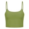 Novo Cinto Fino Sexy Top de Yoga com Costas Bonitas Meio Umbigo Alça Fina Roupa de Yoga com Bojo Colete de Yoga para Mulheres