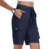 Shorts de Trabajo para Mujer Amazon con Cordón Elástico en la Cintura, Multibolsillos, Algodón Puro, Transpirables, para Exteriores y Uso Diario