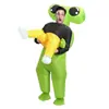 Fantasias Infláveis de Alien Abraçando Pessoa para Festa de Halloween Cosplay Adereços Engraçados Entrega Direta da Fábrica