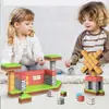 Mi mini mundo caja magnética de imanes bloques de construcción bosque primitivo niños y niñas juguetes educativos paquete completo