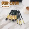 Conjunto de Pincéis de Maquiagem de Alta Qualidade Feito Sob Medida de Fábrica OEM com Pelo Animal para Pó, Blush, Sombra e Corretivo