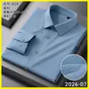 Camisa Masculina de Algodão Tencel Xadrez Manga Curta High-End para Trabalho e Lazer Não Amassa para Homens de Meia-Idade Venda por Atacado da Fábrica de Origem