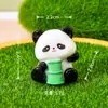 Adornos de Resina de Panda Miniatura Realistas Transfronterizos DIY Caja Sorpresa Bolsa Sorpresa Adornos de Resina de Panda Lindos