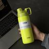 Tyeso Nuevo Vaso Termo Gran Capacidad Deportes al Aire Libre Botella de Agua Portátil 1500ml Aislamiento Térmico para Hombres y Mujeres Botella para Agua Fría