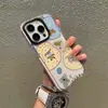 Ilustração brincalhona estilo Ins animais fofos em desenho animado capa de celular transparente em duas cores para iPhone 17 Pro Max capa macia