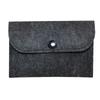 Em estoque Fornecimento de carteira de feltro para moedas, bolsa longa para cartões, bolsa de encaixe para celular, bolsa de armazenamento para celular, nova bolsa de feltro para armazenamento