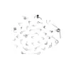 Resorte de Torsión Micro Mini Tamaño Acero para Resortes de Torsión 304 Tipo 0.9 y Inferior Clip de Alambre en Forma de V Acero Inoxidable Joyería Pulsera