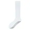 Calcetines de yoga profesionales, calcetines de fitness Pilates con puntos antideslizantes, amortiguadores, transpirables y resistentes al olor, con suela de rizo para correr