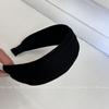 Diadema de punto de ala ancha estilo francés para mujer en primavera, accesorio para el cabello suave y moderno para uso diario, diadema versátil para salir.