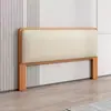 Madera de Haya Ultra-Delgada Estilo Nuevo Empaque Suave Color Crema Simple Moderno Lujo Ligero De Pie Estilo Francés Cabecero de Madera Maciza Se Vende por Separado