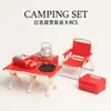 Juguetes de casa de juegos de mini muebles transfronterizos, escena en miniatura, cocina pequeña, casa de muñecas, sala de estar, decoración de escritorio, modelo