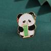 Festival do Barco-Dragão Desenho Animado Panda Fofo Guofeng Broche Personalidade Criativa Anti-correr Bolsa Leve Roupas Distintivo Acessórios Broche