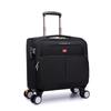 HANMARRY Maleta con Ruedas Maleta Blanda Rueda Universal Lona Maleta de Negocios de Tela Oxford para Hombre Caja con Contraseña para Mujer
