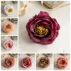 Cabezas de Flores Artificiales de Rosa Estilo Ins, Flores Falsas, Plantas Verdes al por Mayor, Manualidades para Decoración de Bodas