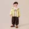 Ropa Infantil Amira 2026 Otoño Nueva Chaqueta Impermeable para Exteriores Infantil con Capucha Cortavientos Abrigo para Niñas