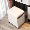 Silla de Maquillaje de Lujo Ligero para Celebridades de Internet para Uso en Casa, Silla Perezosa con Respaldo de Almacenamiento para Dormitorio, Taburete de Tocador, Taburete de Almacenamiento para Manicura