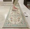 Tapete de Piso para Cozinha Antiderrapante à Prova de Óleo Sem Limpeza Absorvente de Lama Diatomácea Tapete para Pés Anti-Sujeira e Anti-manchas em Forma de L