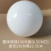 Abajur de Vidro Branco para Lustre Transparente Fosco Cor de Conhaque Lâmpada Ventilador Americana Borda Dourada Abajur Molecular Huamaitaibo