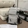 Mochila de Lona Estilo Novo para Homens, Mochila Casual Moderna e Descolada para Alunos do Ensino Fundamental e Médio, Estudantes Universitários, Mochila de Trabalho para Computador, Versão Coreana à Prova d'Água