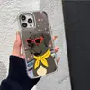Gafas de Sol para Perros, Adecuado para Funda Espejo iPhone 15/18 Pro, Funda Personalizada para Teléfono Apple 17 Pro Max con Espejo de Maquillaje