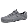 Explosões Transfronteiriças Camada Superior Couro Genuíno Sapatos Masculinos Sapatos Casuais de Cano Baixo Sapatos Martin Sapatos Masculinos Tamanho Plus Polvo
