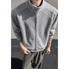 Otoño 2026 Estilo Nuevo Estilo Hong Kong Interior Cardigan Grande Sudadera con Capucha de Cuello Alto M-5X HW261111-P37